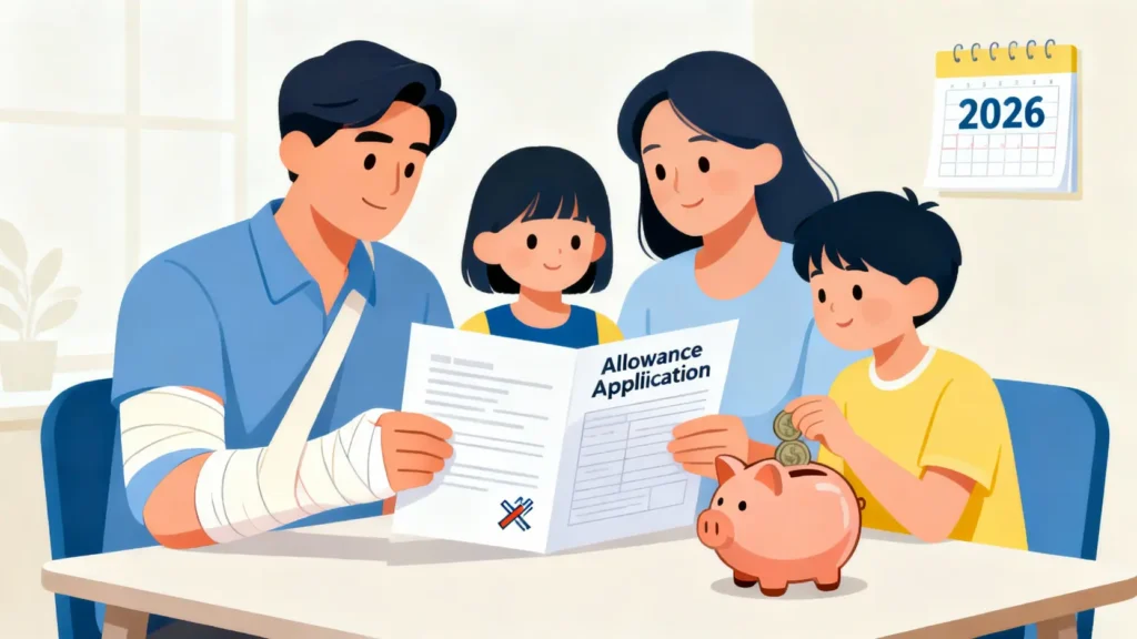 工傷影響在職家庭津貼？2026申請資格、政府福利全攻略