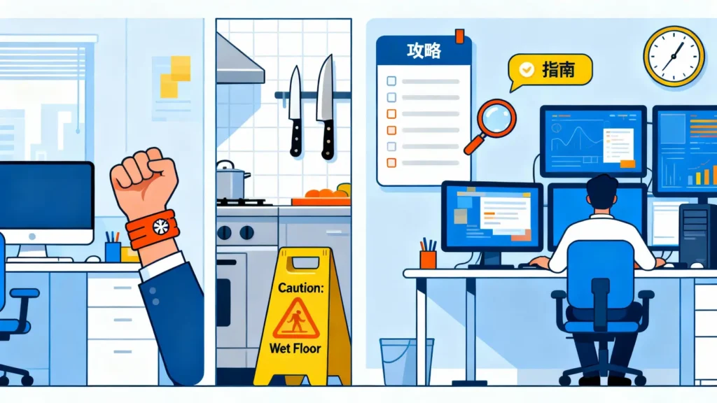 工傷懶人包：辦公室、廚房、IT人必讀的5大常見工傷例子與索償攻略