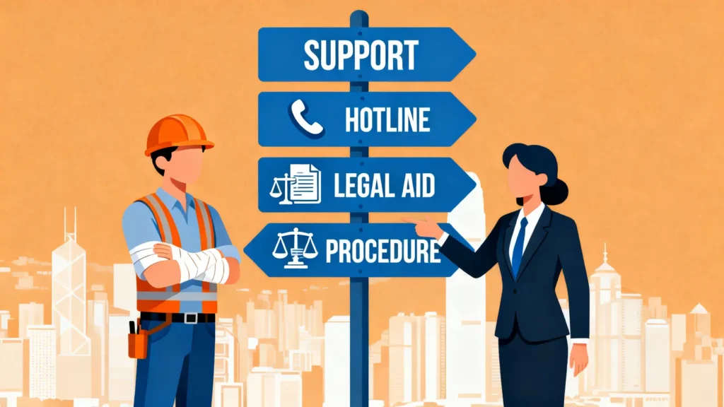 工傷求助終極指南：香港工傷協會、勞工處熱線及法律援助全攻略