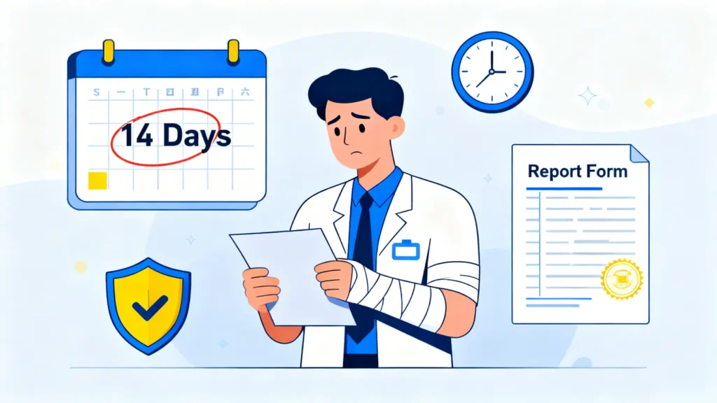 工傷呈報程序懶人包:14日內如何報勞工處?附完整時限、表格及應對教學 2 工傷呈報程序懶人包:14日內如何報勞工處?附完整時限、表格及應對教學