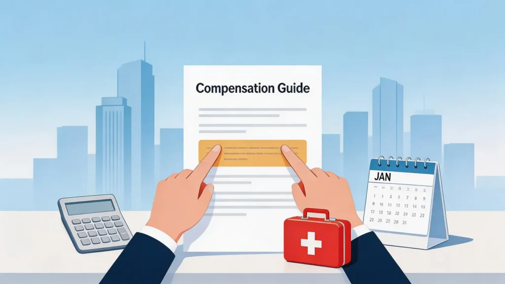 2026工傷申報程序全攻略:4/5糧計算、病假上限與賠償權益一文看清 2 工傷申報程序全攻略:由計算4/5糧到病假上限,保障你應得賠償