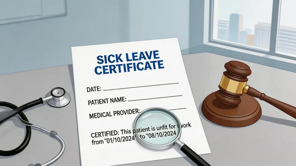 「2026醫生紙/工傷病假紙」英文點寫?香港SickLeaveCertificate法律效力與用法指南 2 「醫生紙/工傷病假紙」英文點寫?香港SickLeaveCertificate法律效力與用法指南